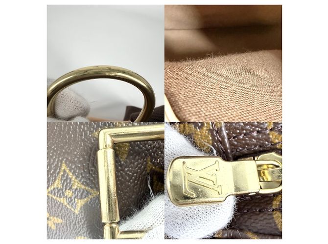 Zaino Louis Vuitton Montsouris GM Marrone - vista 6