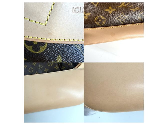 Zaino Louis Vuitton Montsouris GM Marrone - vista 8