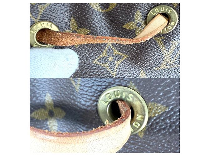 Zaino Louis Vuitton Montsouris GM Marrone - vista 9