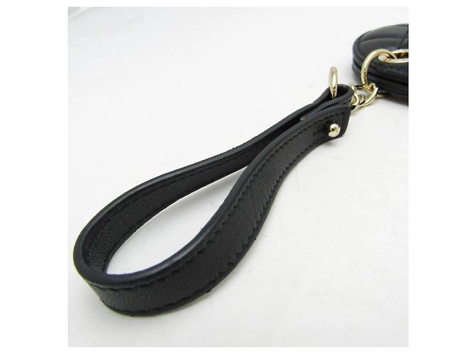 Chanel Name Tag Quilted Leather Black - view 4