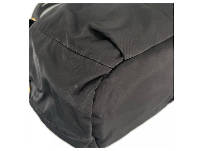 Borsa a mano Prada in nylon nero - vista 12