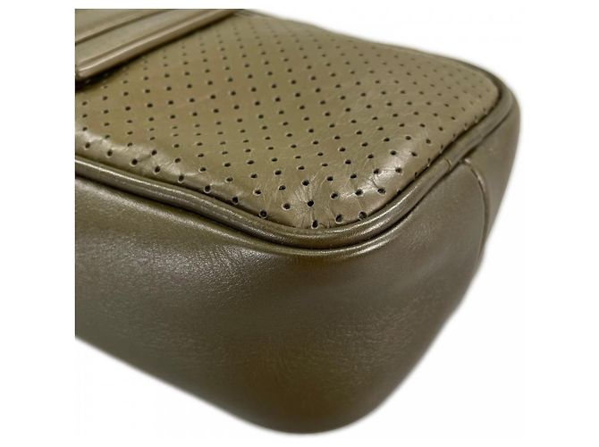 Borsa a tracolla Bottega Veneta Leggero Khaki Cachi - vista 11