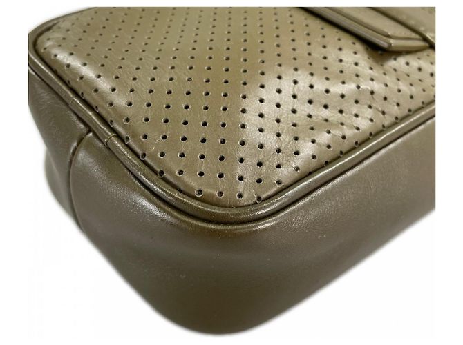 Borsa a tracolla Bottega Veneta Leggero Khaki Cachi - vista 12