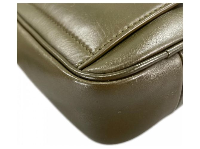 Borsa a tracolla Bottega Veneta Leggero Khaki Cachi - vista 13
