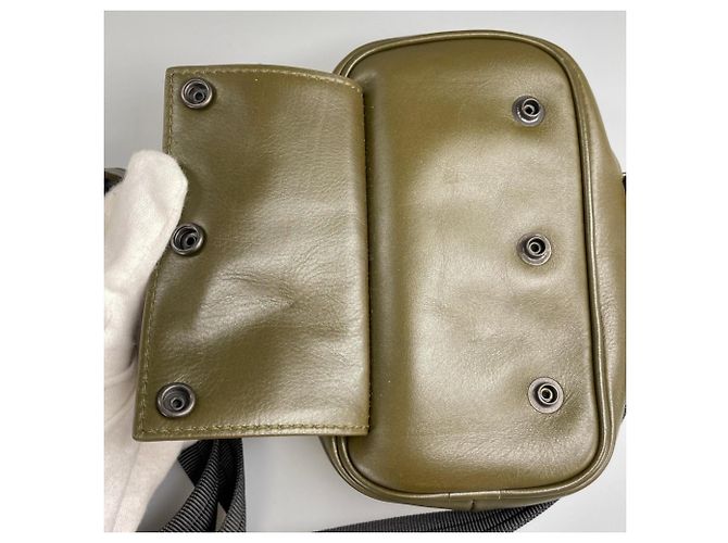Borsa a tracolla Bottega Veneta Leggero Khaki Cachi - vista 7