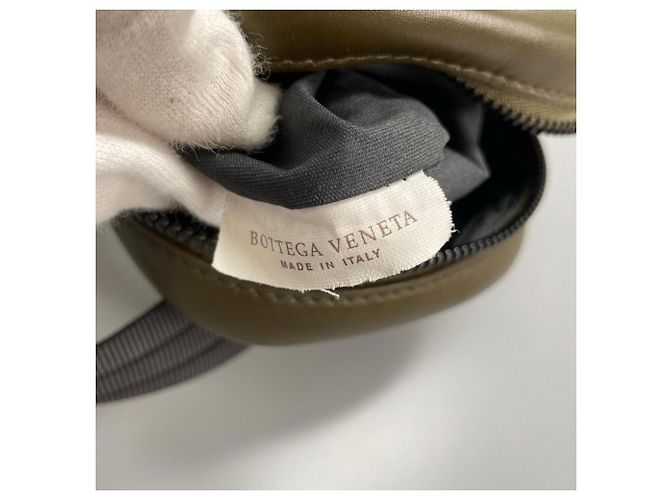 Borsa a tracolla Bottega Veneta Leggero Khaki Cachi - vista 9