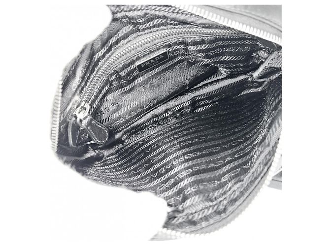 Mini borsa a tracolla Prada da donna Nero - vista 4