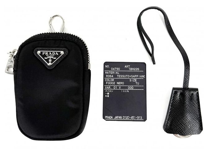 Mini borsa a tracolla Prada da donna Nero - vista 6