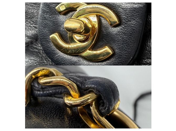 Borsa a tracolla Chanel Mini Matelassé Nero - vista 11