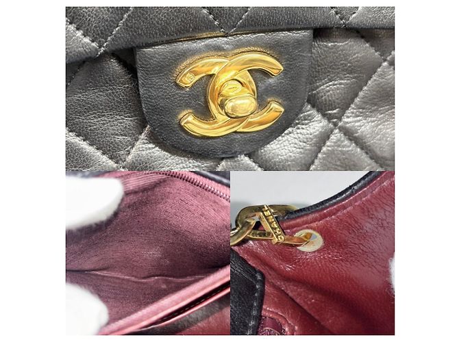 Borsa a tracolla Chanel Mini Matelassé Nero - vista 13