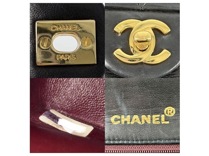 Borsa a tracolla Chanel Mini Matelassé Nero - vista 5