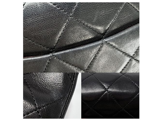 Borsa a tracolla Chanel Mini Matelassé Nero - vista 7