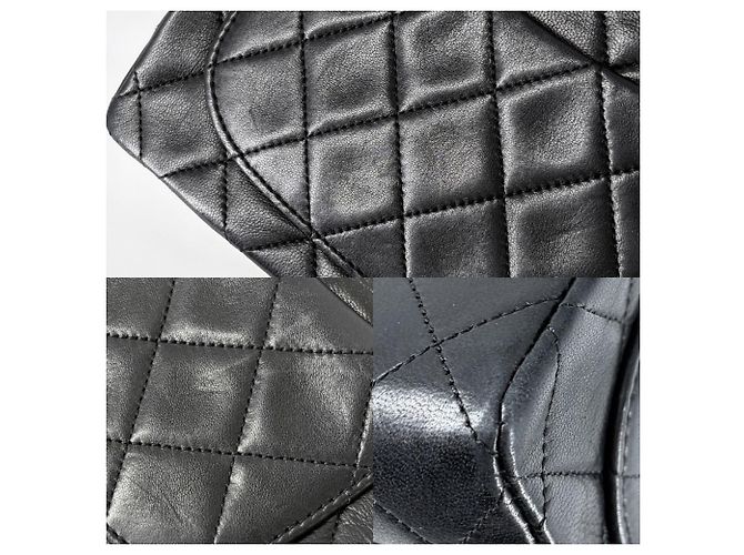 Borsa a tracolla Chanel Mini Matelassé Nero - vista 8