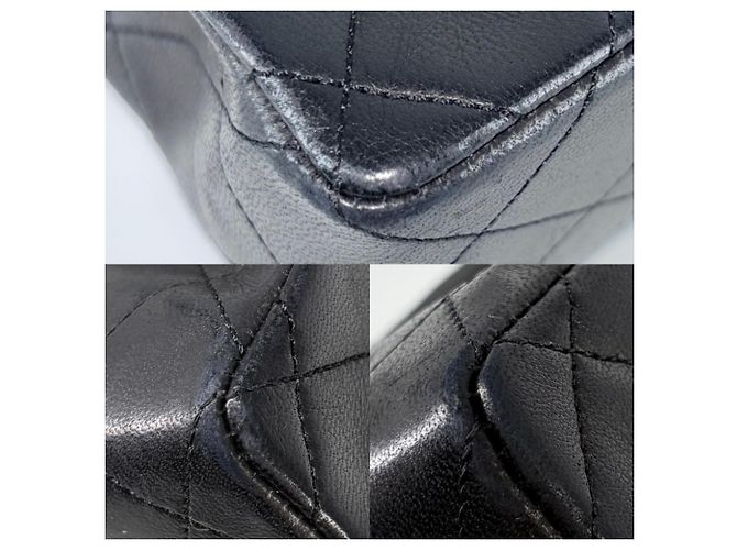 Borsa a tracolla Chanel Mini Matelassé Nero - vista 9