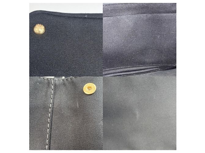 Borsa Tote Prada in tela nera Nero - vista 7