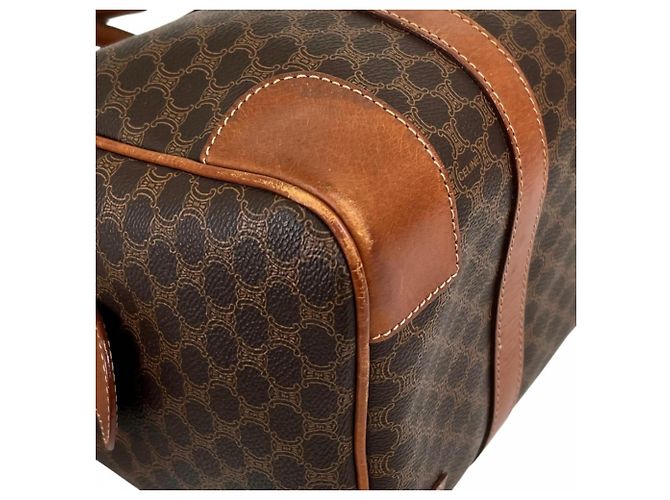 16 Céline Borsa Boston Celine in pelle marrone - vista 10