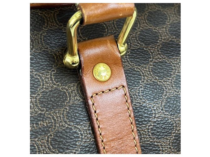 16 Céline Borsa Boston Celine in pelle marrone - vista 14