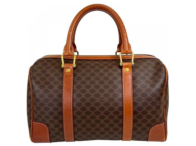 16 Céline Borsa Boston Celine in pelle marrone - vista 2