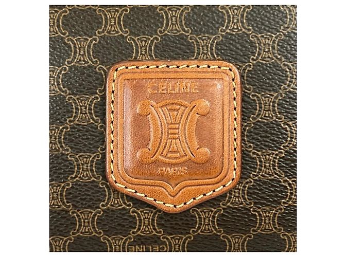 16 Céline Borsa Boston Celine in pelle marrone - vista 7