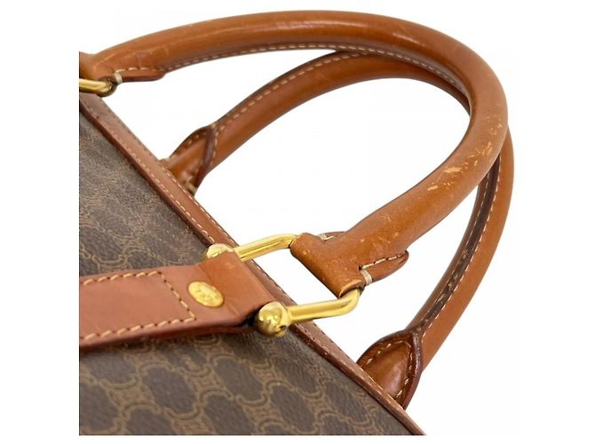 16 Céline Borsa Boston Celine in pelle marrone - vista 9