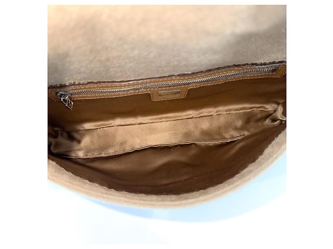 Borsa a secchiello Fendi Mamma Marrone - vista 4
