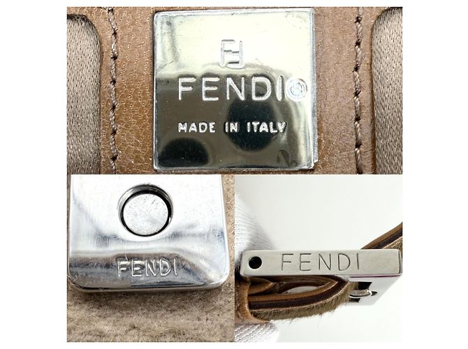 Borsa a secchiello Fendi Mamma Marrone - vista 5