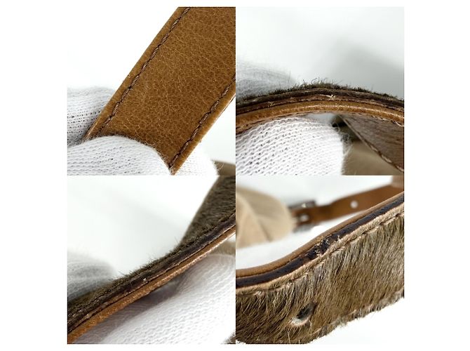 Borsa a secchiello Fendi Mamma Marrone - vista 8