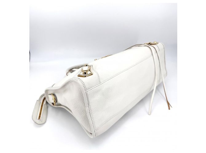 Everyday Borsa Balenciaga Metallic Edge Bianco Metallico - vista 3