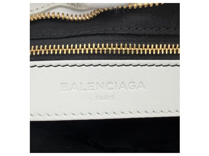 Everyday Borsa Balenciaga Metallic Edge Bianco Metallico - vista 5