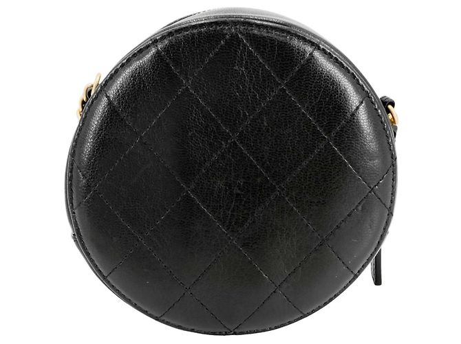 Borsa a tracolla mini Matelassé da donna Chanel Nero Bianco - vista 2