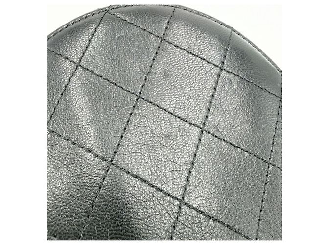 Borsa a tracolla mini Matelassé da donna Chanel Nero Bianco - vista 9