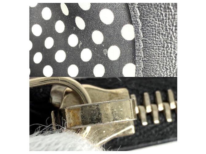 Tarjetero Chanel Negro Blanco - vista 7