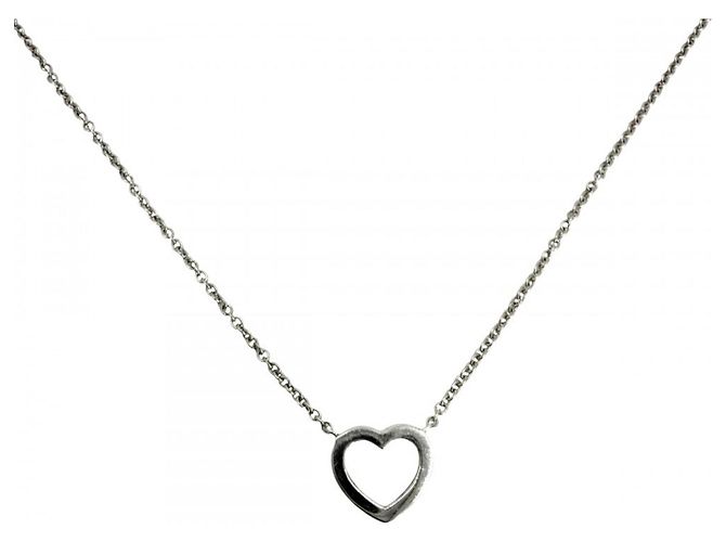 Collana Tiffany & Co. Metro Heart Rosa Bianco - vista 2