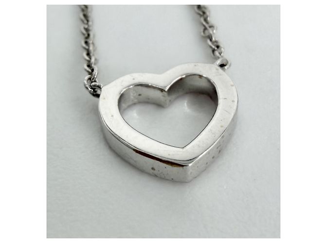 Collana Tiffany & Co. Metro Heart Rosa Bianco - vista 7
