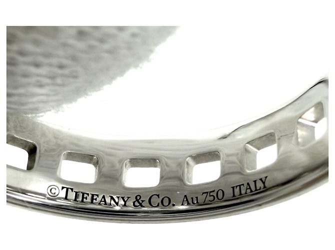 Anello Tiffany & Co. T True Narrow da donna Bianco - vista 3