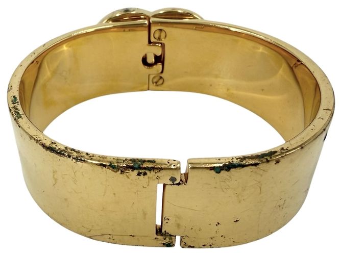 Bracciale Rigido Chanel Vintage Oro D'oro - vista 2