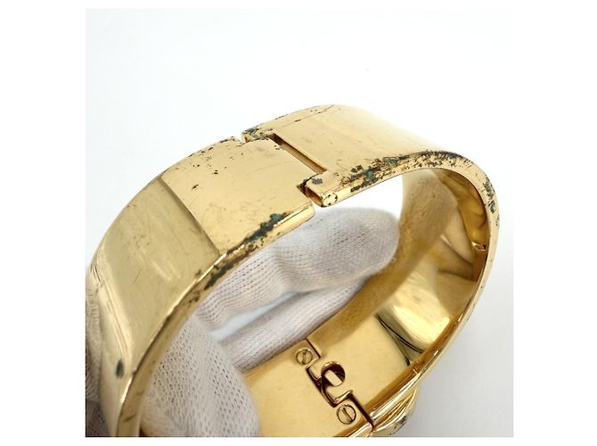Bracciale Rigido Chanel Vintage Oro D'oro - vista 6