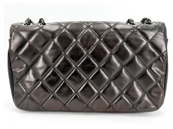 Borsa a tracolla Chanel da donna Marrone Bianco - vista 2