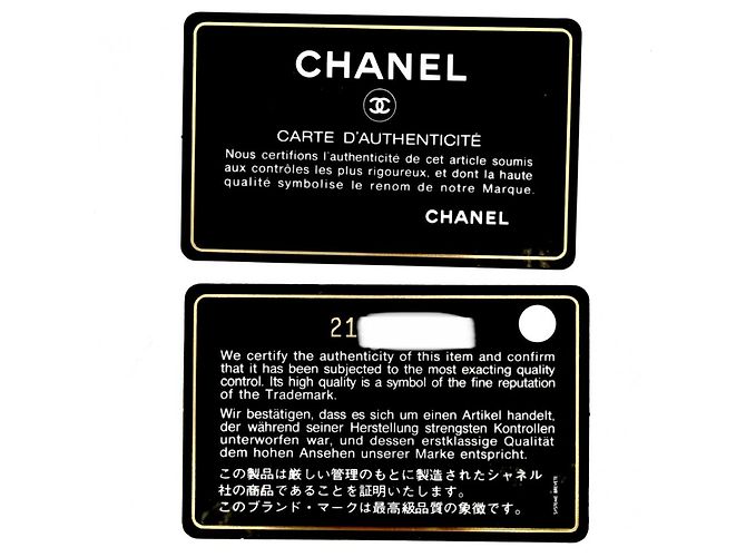 Borsa a tracolla Chanel da donna Marrone Bianco - vista 9