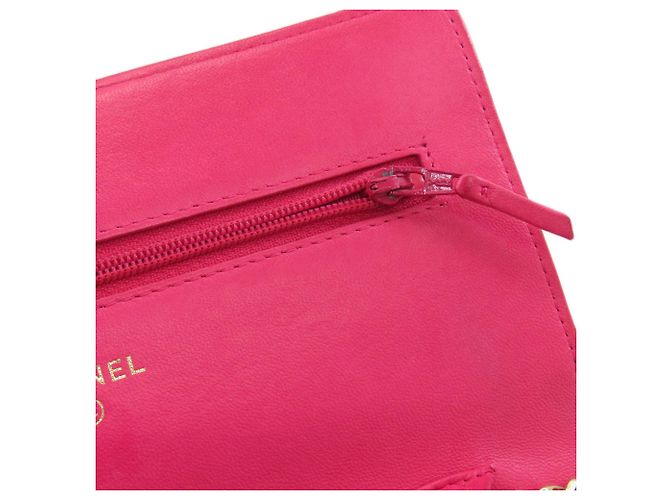 Borsa a tracolla Chanel Chain Wallet Matelassé Rosa - vista 11