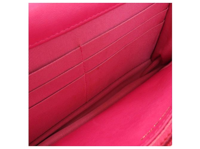Borsa a tracolla Chanel Chain Wallet Matelassé Rosa - vista 13