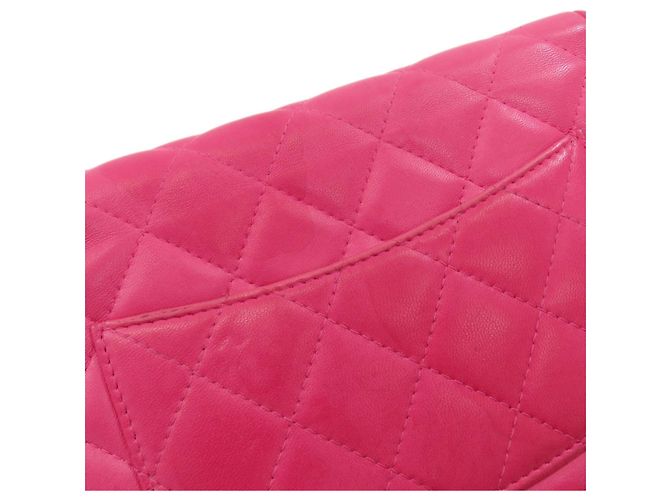 Borsa a tracolla Chanel Chain Wallet Matelassé Rosa - vista 17