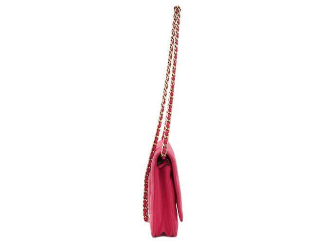 Borsa a tracolla Chanel Chain Wallet Matelassé Rosa - vista 3