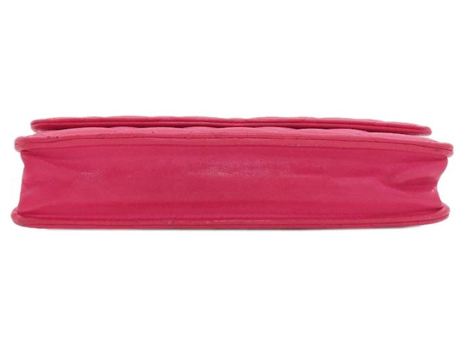Borsa a tracolla Chanel Chain Wallet Matelassé Rosa - vista 4