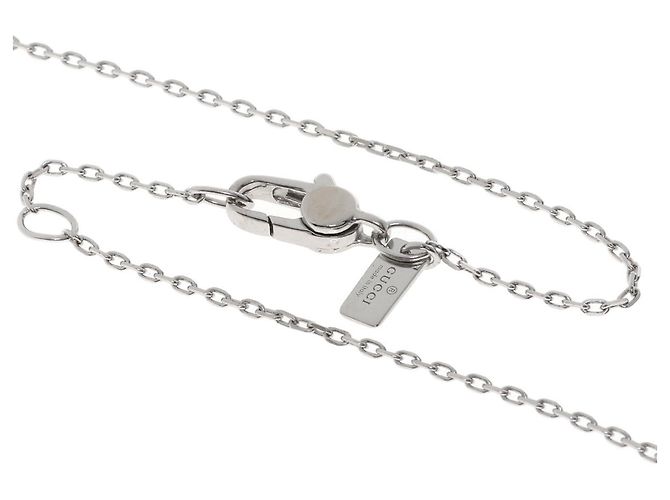 Collana Gucci Icon in oro bianco 18K - vista 3