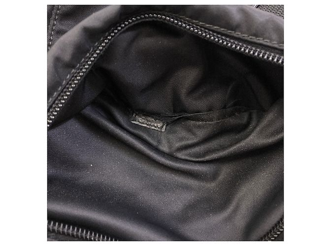Bolso de hombro Prada con logotipo triangular Negro - vista 10