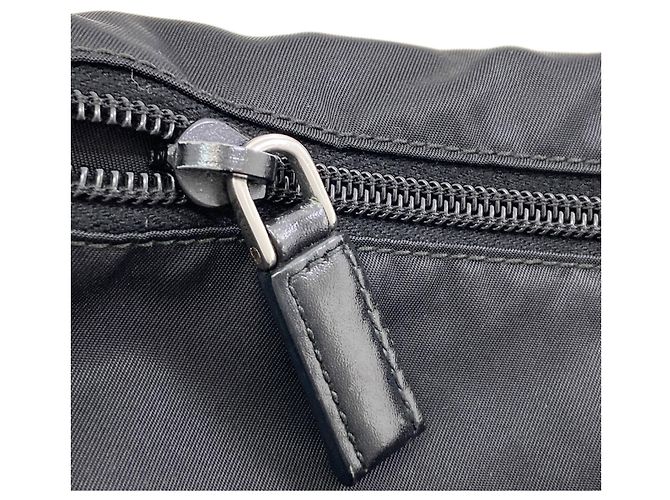 Bolso de hombro Prada con logotipo triangular Negro - vista 14