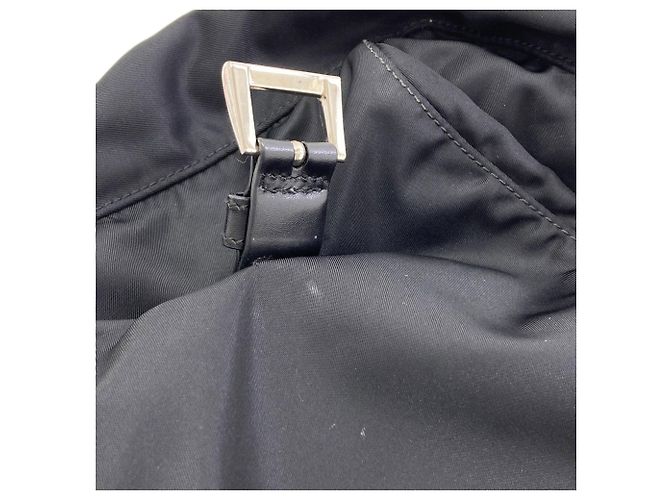 Bolso de hombro Prada con logotipo triangular Negro - vista 15