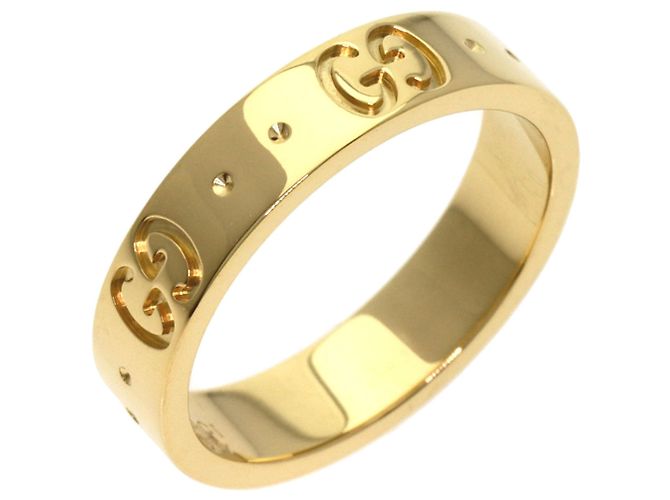 Anello Gucci Icon #8 in oro giallo 18K - vista 2