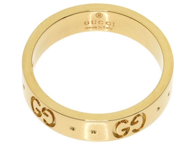 Anello Gucci Icon #8 in oro giallo 18K - vista 4